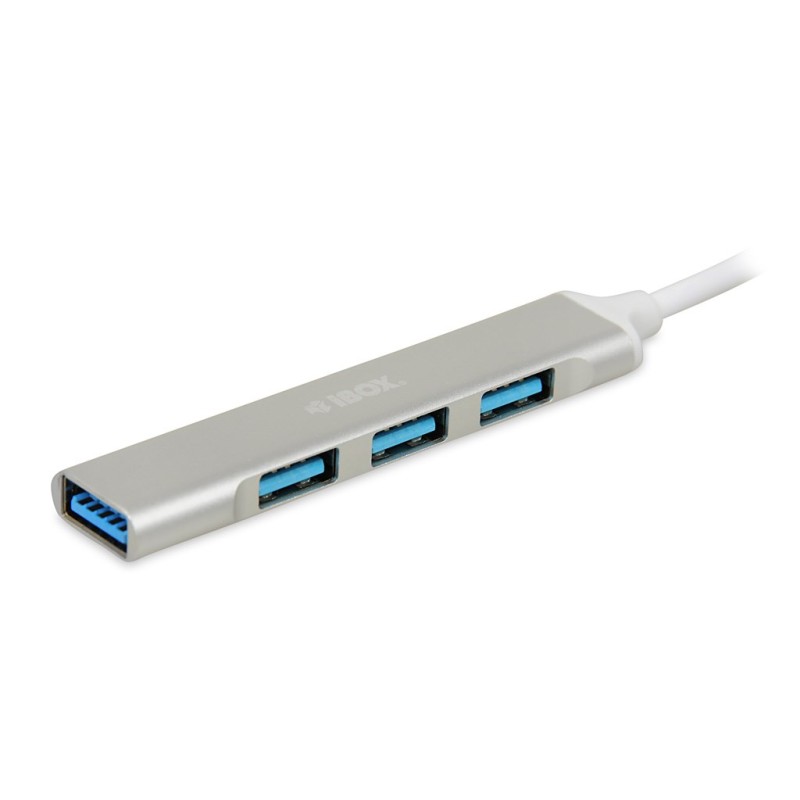 Hub I-Box 4-Portowy Usb3.0 + Usb 2.0, Slim
