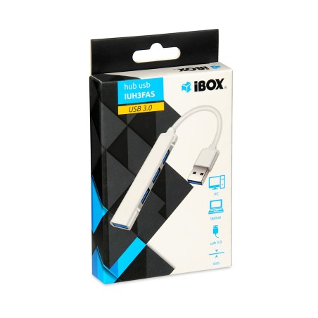 Hub I-Box 4-Portowy Usb3.0 + Usb 2.0, Slim