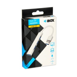 Hub I-Box 4-Portowy Usb3.0 + Usb 2.0, Slim