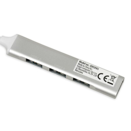 Hub I-Box 4-Portowy Usb3.0 + Usb 2.0, Slim
