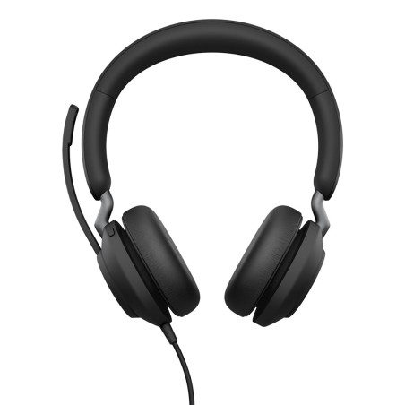 Słuchawki Nauszne Jabra Evolve2 40 Se Ms Stereo, Usb-C, Czarne