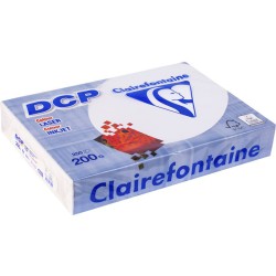 Papier Xero Satynowy A4/200G Dcp Ivory Kość Słoniowa 6822 250Ark Clairefontaine.
