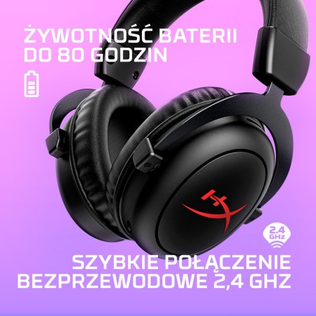 Bezprzewodowy Zestaw Słuchawkowy Do Gier Kingston Hyperx Cloud Ii Core