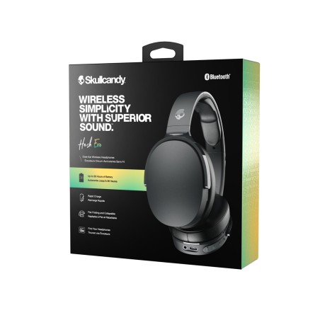 Skullcandy Hesh Evo Słuchawki Przewodowy I Bezprzewodowy Opaska Na Głowę Połączenia/Muzyka Usb Type-C Bluetooth Czarny