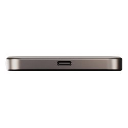 Zens Slim Qi2 Aluminium Powerbank - Magnetyczny Powerbank 5000 Mah Kompatybilny Z Magsafe I Qi2 (Black)