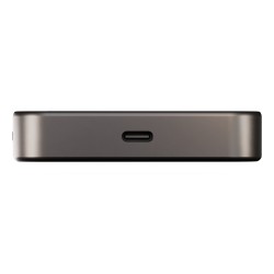 Zens Slim Qi2 Aluminium Powerbank - Magnetyczny Powerbank 10000 Mah Kompatybilny Z Magsafe I Qi2 (Black)