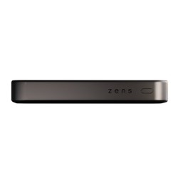 Zens Slim Qi2 Aluminium Powerbank - Magnetyczny Powerbank 10000 Mah Kompatybilny Z Magsafe I Qi2 (Black)