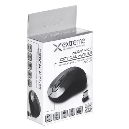 Mysz Extreme Maverick Xm104K (Optyczna  1200 Dpi  Kolor Czarny)
