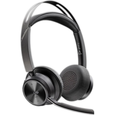 Poly Zestaw Słuchawkowy Voyager Focus 2 Z Certyfikatem Microsoft Teams Usb-C-C + Przejściówka Usb-C/A