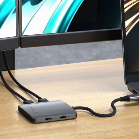 Satechi - Hub - Z Power Delivery - 4 X Usb-C 3.2 Gen 2 - Komputer Stacjonarny