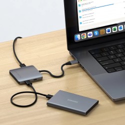 Satechi - Hub - Z Power Delivery - 4 X Usb-C 3.2 Gen 2 - Komputer Stacjonarny