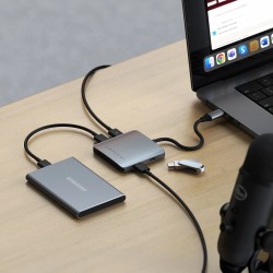 Satechi - Hub - Z Power Delivery - 4 X Usb-C 3.2 Gen 2 - Komputer Stacjonarny