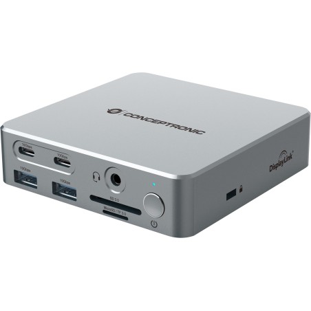 Stacja Dokująca Conceptronic 15-1 Usb-C- 2Xhdmi/2Xusb-C/4Xusb-A/+80W Si