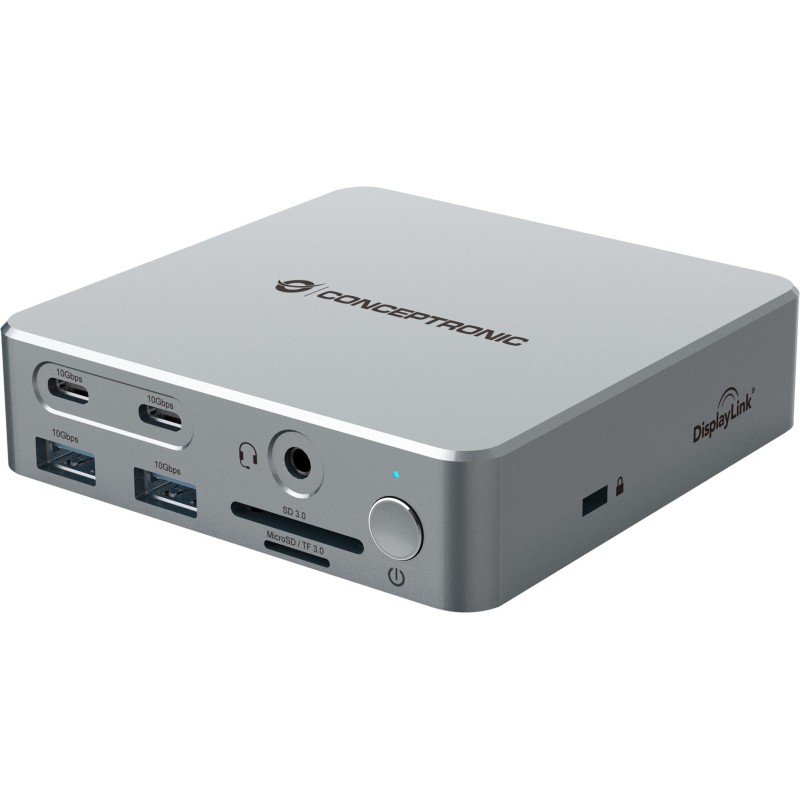 Stacja Dokująca Conceptronic 15-1 Usb-C- 2Xhdmi/2Xusb-C/4Xusb-A/+80W Si