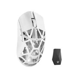 Wlmouse Beast X Max Solid Sides Gaming Maus, Omron Optical Switches - Weiß