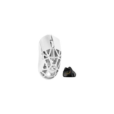 Wlmouse Beast X Pro Solid Sides Gaming Maus, Omron Optical Switches - Weiß