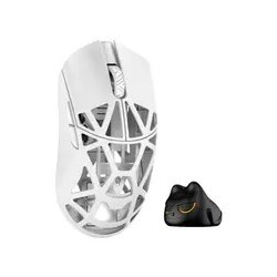 Wlmouse Beast X Pro Solid Sides Gaming Maus, Omron Optical Switches - Weiß