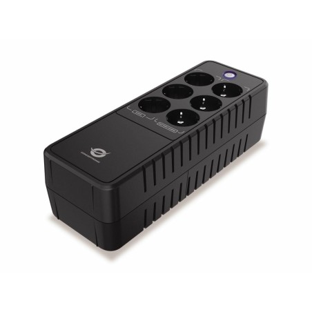 Zasilacz Ups Conceptronic 850Va/490W/6Xschuko/Rj45 In/Out Office Black