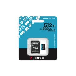 Kingston Microsdxc Canvas Go Plus 512Gb + Adapter