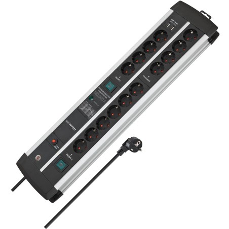 Brennenstuhl Listwa Zasilająca Ppl Duo 14X 3M 2Xusb