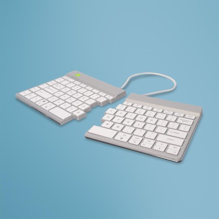 Klawiatura R-Go Tastatur Split Break Us-Layout Bluetooth Weiăź