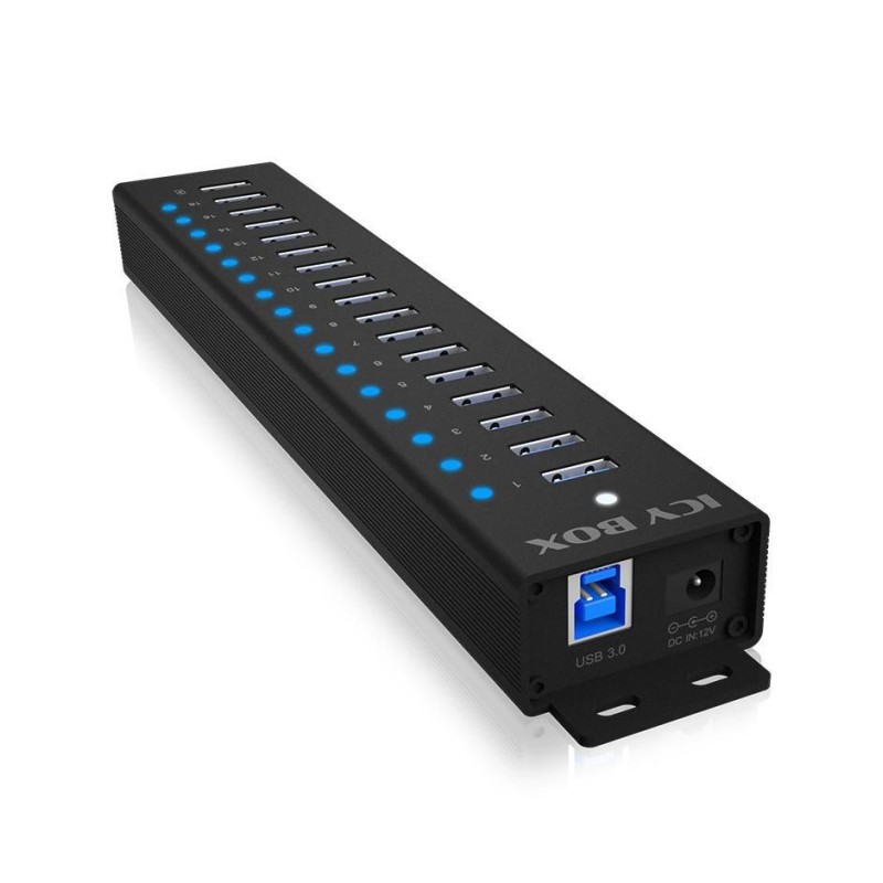 Icy Box Hub 17-Portowy Z Usb 3.2 Gen