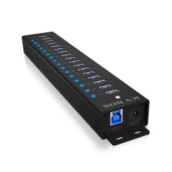 Icy Box Hub 17-Portowy Z Usb 3.2 Gen