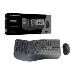 Conceptronic Orazio02Es Klawiatura Dołączona Myszka Biuro Rf Wireless Qwerty Hiszpański Czarny