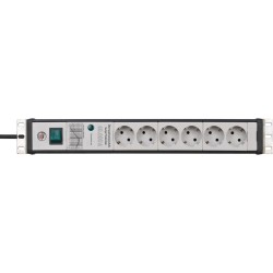 Brennenstuhl 48,30Cm (19") Listwa Zasilająca Premium-Line, 6-Drożna - Na Rynek: D / Nl / A / L - 1 Element (1156057696)