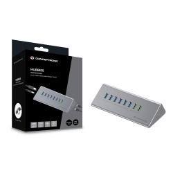 Conceptronic 10-Portowy Koncentrator Usb-A3.0/-C Adapter -  6Xa3.0+M.netz. Gr