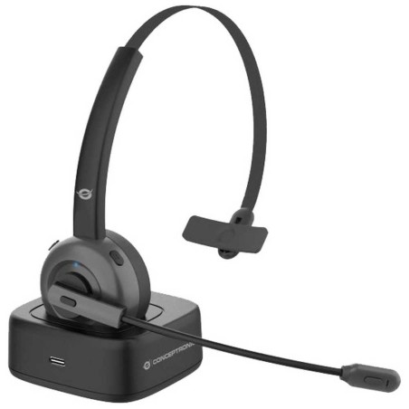 Conceptronic Headset Mono Wls Bt5.0/Mikro/Anc/Dock/+22Std Sw