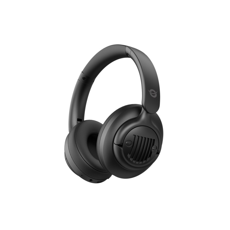 Conceptronic Alvah02B Słuchawki/Zestaw Słuchawkowy Przewodowy I Bezprzewodowy Opaska Na Głowę Połączenia/Muzyka Bluetooth Czarny