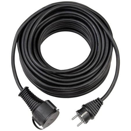 Brennenstuhl H05Rr-F 3G1,5 - Przedłużacz Zasilania - Cee 7/7 (Schuko) (M) - Zasilacz Cee 7/4 (Schuko)/Cee 7/7 (Schuko) (W) - 25,