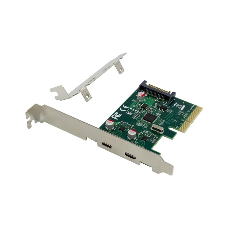 Conceptronic 4Xpcie3.0 Card 2Xusb-C3.2 Gen2           10Gbps