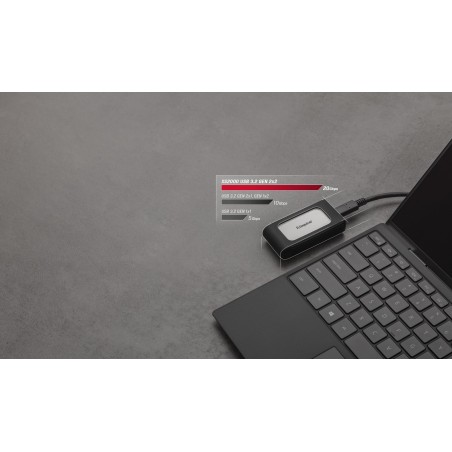 Dysk Zewnętrzny Ssd Kingston Xs2000 (1Tb  Usb 3.2  Srebrny  Sxs2000/1000G)