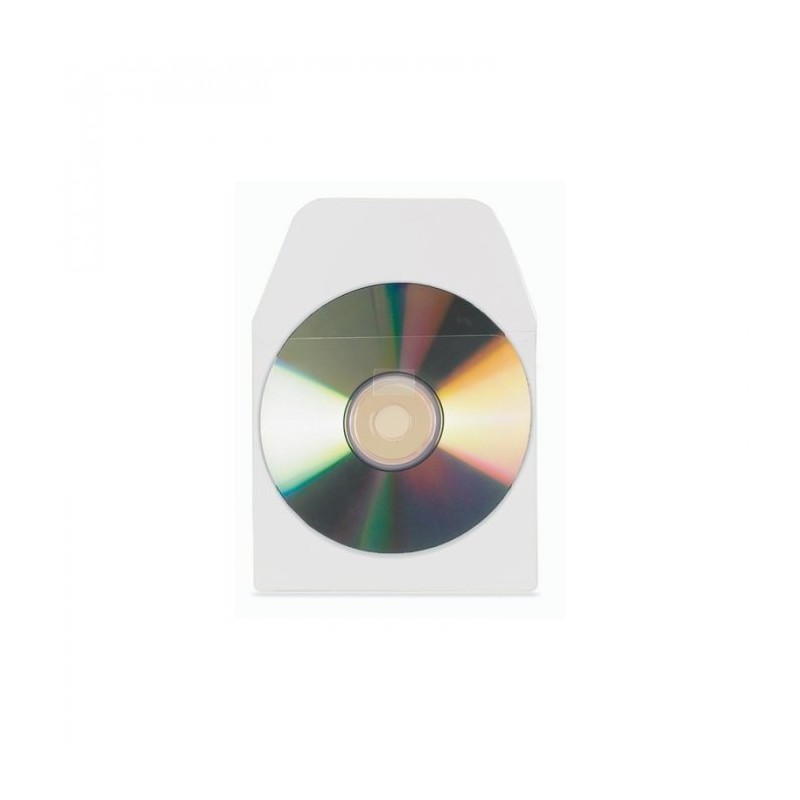 Kieszeń Samoprzylepna  Na Cd Z Zamknięciem 3L (10Szt.) 127X127Mm 6832-10