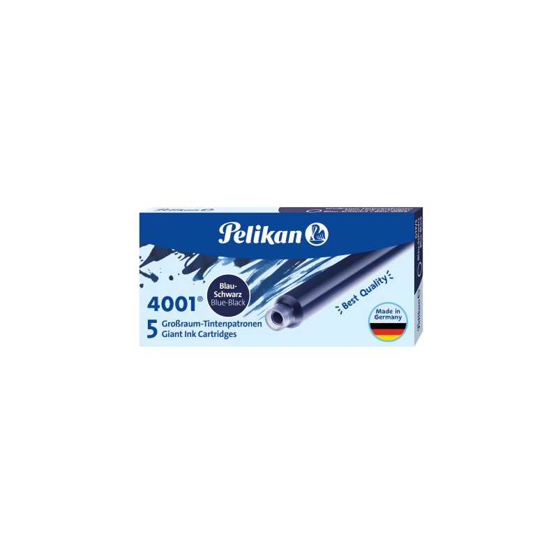 Naboje Do Piór, Długie Niebiesko-Czarne 300004108 Pelikan