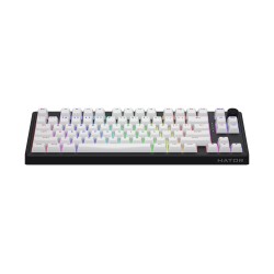 Hator Skyfall Wireless 80 Klawiatura Gaming Usb + Rf Wireless + Bluetooth Qwerty Us English Czarny, Biały