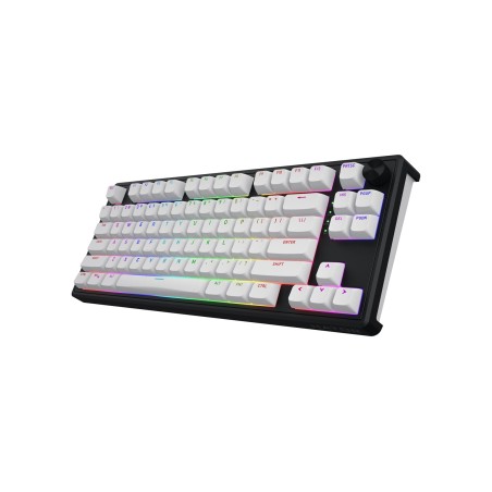 Hator Skyfall Wireless 80 Klawiatura Gaming Usb + Rf Wireless + Bluetooth Qwerty Us English Czarny, Biały