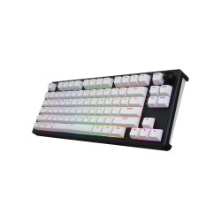 Hator Skyfall Wireless 80 Klawiatura Gaming Usb + Rf Wireless + Bluetooth Qwerty Us English Czarny, Biały
