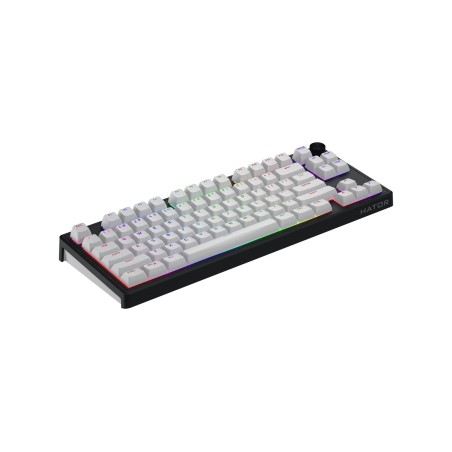 Hator Skyfall Wireless 80 Klawiatura Gaming Usb + Rf Wireless + Bluetooth Qwerty Us English Czarny, Biały