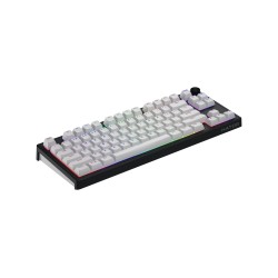 Hator Skyfall Wireless 80 Klawiatura Gaming Usb + Rf Wireless + Bluetooth Qwerty Us English Czarny, Biały