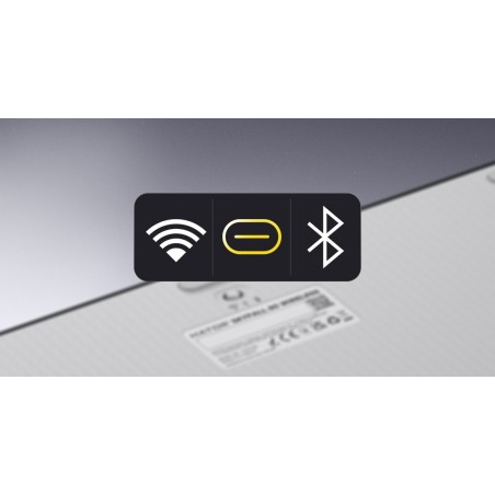 Hator Skyfall Wireless 80 Klawiatura Gaming Usb + Rf Wireless + Bluetooth Qwerty Us English Czarny, Biały