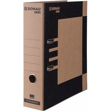 Segregator Donau Eco Maxi Fsc A4/80Mm Brązowo-Czarny