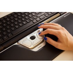 Contour Rollermouse Red Plus Cienki Klient Przewodowy/Srebrny