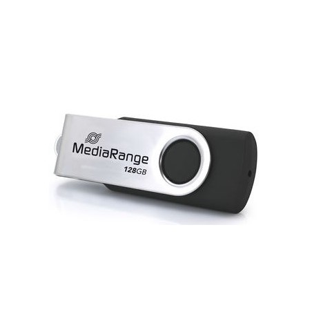 Mediarange Mr1954 Pamięć Usb 128 Gb Usb Type-C 3.2 Gen 1 (3.1 Gen 1) Czarny, Srebrny