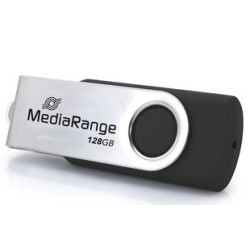 Mediarange Mr1954 Pamięć Usb 128 Gb Usb Type-C 3.2 Gen 1 (3.1 Gen 1) Czarny, Srebrny