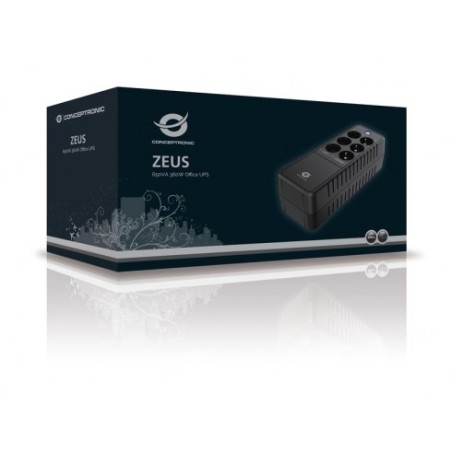 Zasilacz Ups Conceptronic 650Va/360W/6Xschuko/Rj45