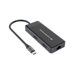 Conceptronic Donn14G Stacja Dokująca Przewodowa Usb 3.2 Gen 1 (3.1 Gen 1) Type-C Szary