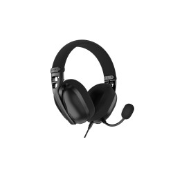 Hator Hyperpunk 3 Usb Zestaw Słuchawkowy Przewodowa Douszny Gaming Usb Type-C / Usb Type-A Czarny
